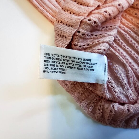 Wild Fable Ribbed Button-Down V-Neck Cardigan Sweater S Wild FableLong sleeves - Picture 4 of 14